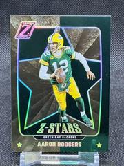Aaron Rodgers [Emerald] Football Cards 2022 Panini Zenith Z Stars Prices