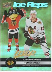 Jonathan Toews, Tommy Hawk [Gold] Hockey Cards 2023 Upper Deck MVP Ice Reps Prices