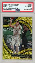 Luka Doncic [Gold Disco Prizm] #201 Basketball Cards 2020 Panini Select Prices