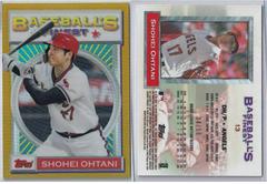 Shohei Ohtani [Gold Refractor] #13 Baseball Cards 2020 Topps Finest Flashbacks Prices