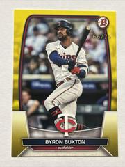 Byron Buxton [Yellow] #1 Baseball Cards 2023 Bowman Prices