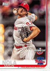 Aaron Nola #198 Baseball Cards 2019 Topps Opening Day Prices