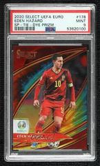 Eden Hazard [Tie Dye Prizm] Soccer Cards 2020 Panini Select UEFA Euro Prices