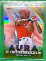 Adrian Beltre [Gold] #AE-AB Baseball Cards 2022 Topps Finest Aura of Excellence Prices