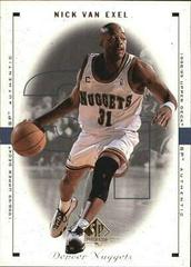 Nick Van Exel Basketball Cards 1998 SP Authentic Prices