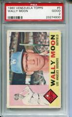 Wally Moon #5 Baseball Cards 1960 Venezuela Topps Prices