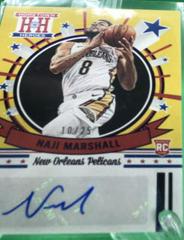 Naji Marshall [Purple] #HH-NMA Basketball Cards 2020 Panini Chronicles Hometown Heroes Rookie Autographs Prices