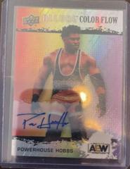 Powerhouse Hobbs [Full Rainbow Autograph] #R-24 Wrestling Cards 2022 Upper Deck Allure AEW Color Flow Prices