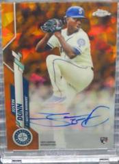 Justin Dunn [Orange Refractor] #CSA-JD Baseball Cards 2020 Topps Chrome Sapphire Rookie Autograph Prices