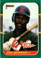 Stan Jefferson #43 Baseball Cards 1987 Donruss Rookies Prices