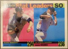 Stat Leaders [R. Johnson, H. Nomo] #7 Baseball Cards 1996 Collector's Choice Prices
