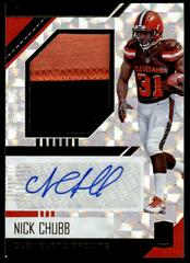 Nick Chubb [Signature Hyper] #216 Football Cards 2018 Panini Unparalleled Prices