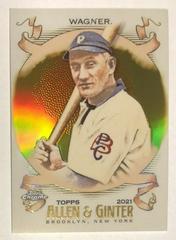 Honus Wagner [Gold Refractor] #106 Baseball Cards 2021 Topps Allen & Ginter Chrome Prices