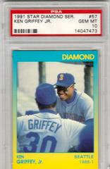 Ken Griffey Jr. #57 Baseball Cards 1991 Star Diamond Series Prices