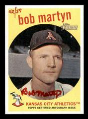 Bob Martyn [Red Ink] #ROABM Baseball Cards 2008 Topps Heritage Real One Autographs Prices