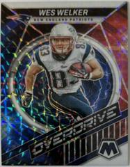 Wes Welker [White] Football Cards 2022 Panini Mosaic Overdrive Prices