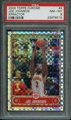Joe Johnson Xfractor Basketball Cards 2006 Topps Chrome Prices