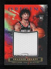 Shaedon Sharpe [Red] #JJ-SSB Basketball Cards 2022 Panini Origins Rookie Jumbo Jerseys Prices