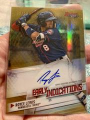 Royce Lewis [Gold] Baseball Cards 2018 Bowman's Best Early Indications Autographs Prices