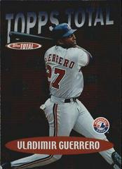 Vladimir Guerrero #TT21 Baseball Cards 2002 Topps Total Topps Prices