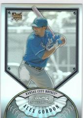 Alex Gordon [Refractor] #BS-AG Baseball Cards 2007 Bowman Sterling Prices