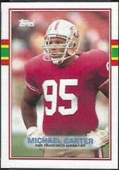 Michael Carter Football Cards 1989 Topps Prices