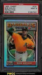 Bob Welch [Refractor] #151 Baseball Cards 1993 Finest Prices