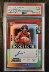 Jalen Green [Variation Premium Autograph] Basketball Cards 2021 Panini Contenders Prices