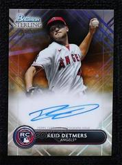 Reid Detmers [Gold] Baseball Cards 2022 Bowman Sterling Rookie Autographs Prices