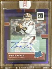Brock Purdy [Autograph Purple Stars] #277 Football Cards 2022 Panini Donruss Optic Prices