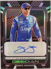 Jimmie Johnson [Pink] #OS-JJ Racing Cards 2021 Panini Chronicles NASCAR Obsidian Signatures Prices