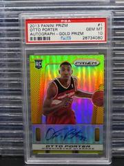 Otto Porter [Gold Prizm] Basketball Cards 2013 Panini Prizm Autograph Prices