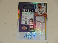 Anthony Davis Basketball Cards 2021 Panini Contenders Veteran Ticket Autograph Prices