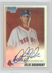 Felix Doubront [Refractor Autograph] Baseball Cards 2010 Bowman Chrome Prospects Prices