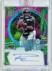 Russell Wilson [Meta] Football Cards 2022 Panini Spectra RetroSpect Autographs Prices