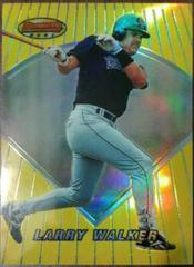 Larry Walker [Refractor] Baseball Cards 1996 Bowman's Best Preview Prices