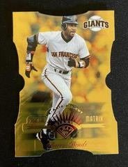 Barry Bonds [Die Cut] #354 Baseball Cards 1997 Leaf Fractal Matrix Prices