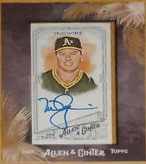 Mark McGwire #MA-MW Baseball Cards 2018 Topps Allen & Ginter Framed Mini Autographs Prices