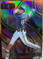 Evan Carter [Silver] #SU11 Baseball Cards 2023 Panini Select Unstoppable Prices