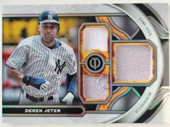 Derek Jeter #TR-DJ Baseball Cards 2023 Topps Tribute Triple Relics Prices