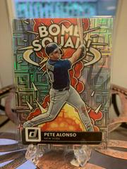 Pete Alonso [Silver] #BS-7 Baseball Cards 2022 Panini Donruss Bomb Squad Prices