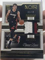 Nikola Jovic [Prime] #EDR-NJV Basketball Cards 2022 Panini Noir Elegant Decor Rookie Jerseys Prices