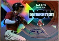 Jarren Duran [Autograph] #GN-36 Baseball Cards 2022 Topps Generation Now Prices