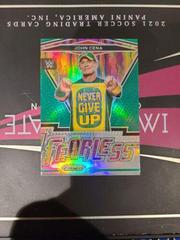 John Cena [Green Prizm] #23 Wrestling Cards 2022 Panini Prizm WWE Fearless Prices