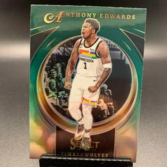 Anthony Edwards [Green] #3 Basketball Cards 2022 Panini Select Certified Prices