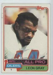 Leon Gray Football Cards 1981 Topps Prices