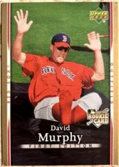 David Murphy #5 Baseball Cards 2007 Upper Deck First Edition Prices