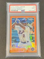 Dilson Herrera [Orange Refractor] Baseball Cards 2015 Topps Chrome Prices