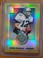 Roger Staubach [Autograph] #PT-9 Football Cards 2000 Panini Donruss Elite Passing the Torch Prices