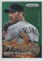 Justin Verlander [Green Prizm] Baseball Cards 2013 Panini Prizm Fearless Prices